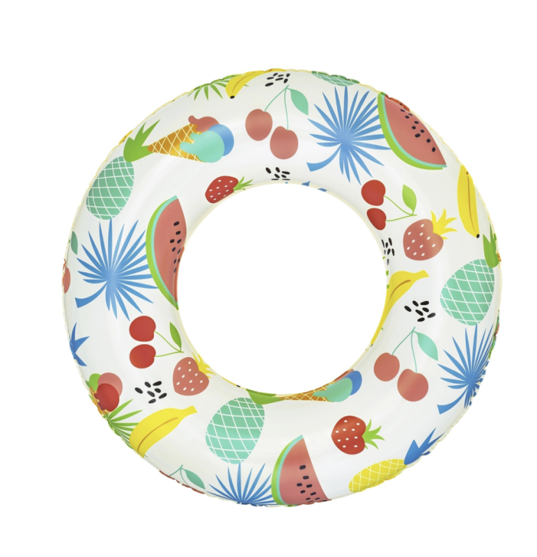 Круг надувной для плавания «Тропики», d=61 см, от 3-6 лет, фрукты