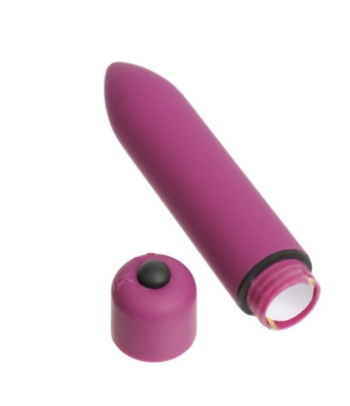 Вибратор Оки-Чпоки, вибропуля, IP65, ABS пластик, Soft силикон 10 режимов, 9 см, бордовый