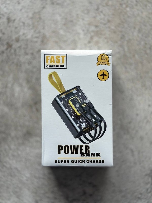 Повербанк прозрачный 10000 mAh