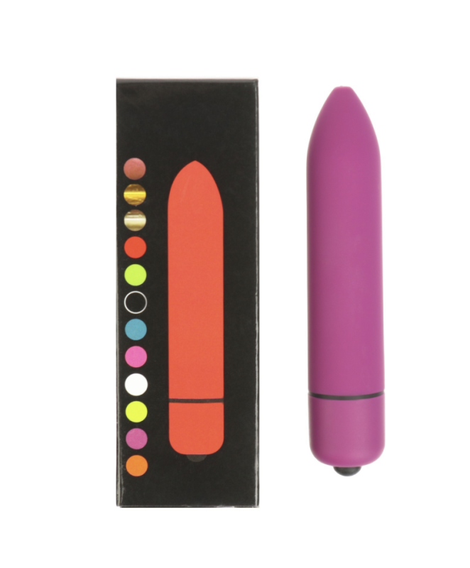 Вибратор Оки-Чпоки, вибропуля, IP65, ABS пластик, Soft силикон 10 режимов, 9 см, бордовый