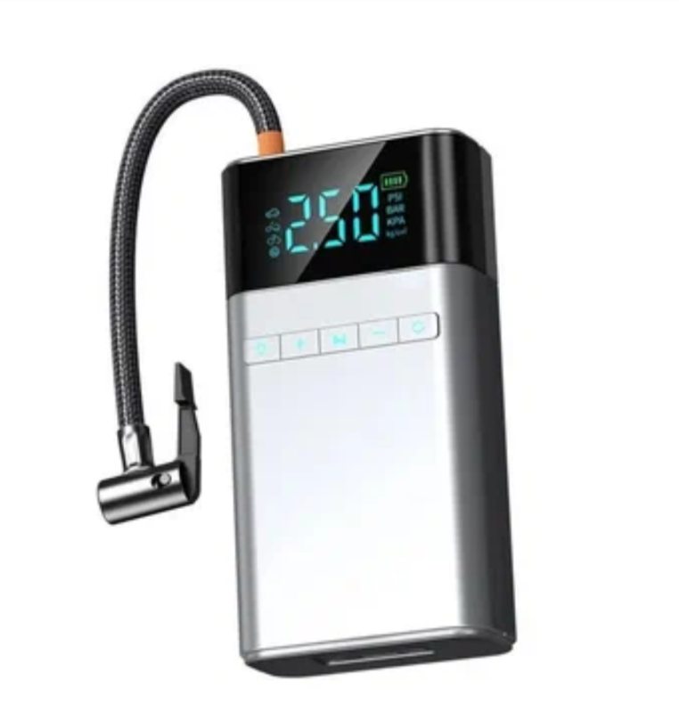 Портативное Пусковое устройство Jump starter с воздушным компрессором 4в1 Портативное Пусковое устройство Jump starter с воздушным компрессором 4в1