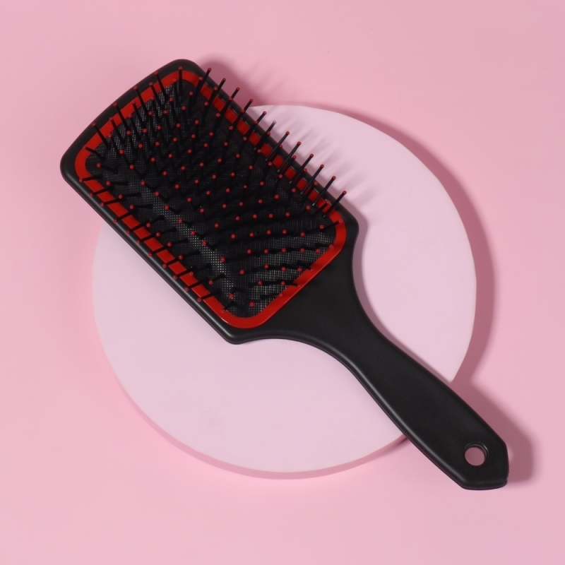 Расчёска массажная, широкая, 8 &times; 24 см, цвет МИКС