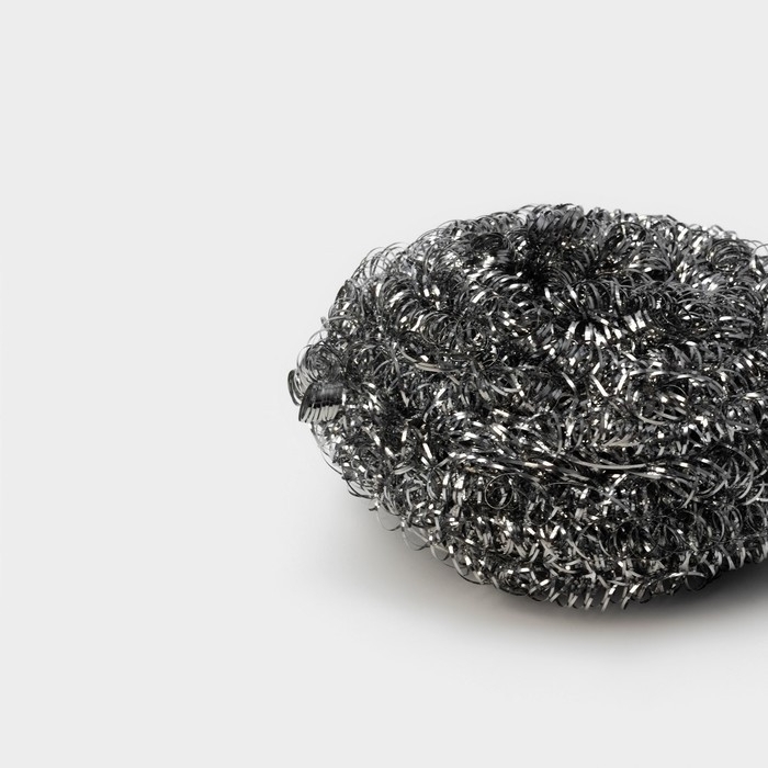 Губка для посуды Доляна, металлическая, спираль, 7&times;7&times;3,5 см