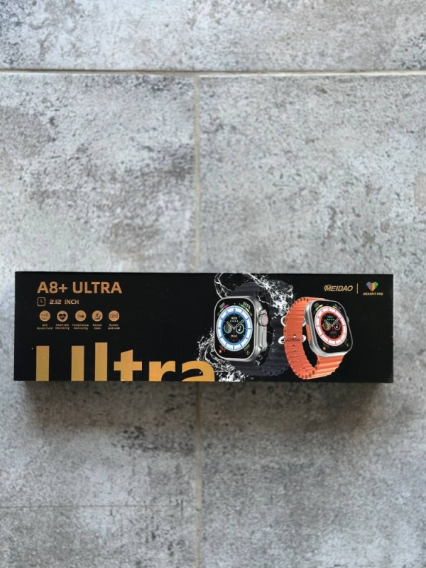 Смарт часы A8+ Ultra черные