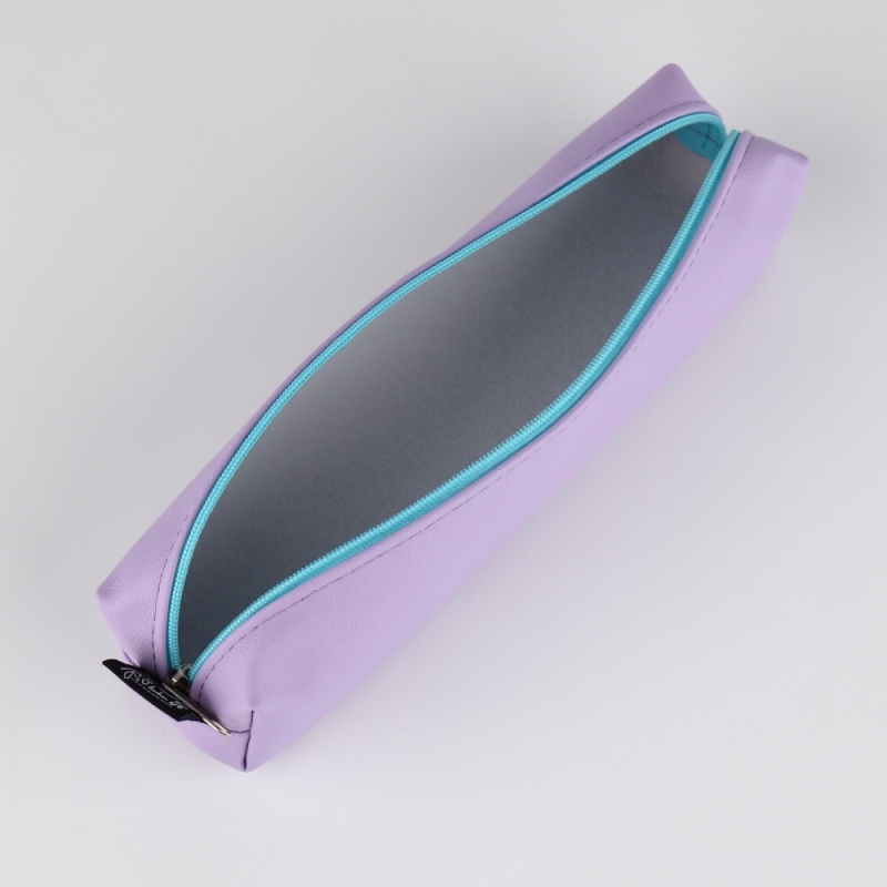 Пенал школьный из искусственной кожи «1 сентября: фиолетовый» , 19 х 8 х 3 см Пенал школьный из искусственной кожи «1 сентября: фиолетовый» , 19 х 8 х 3 см