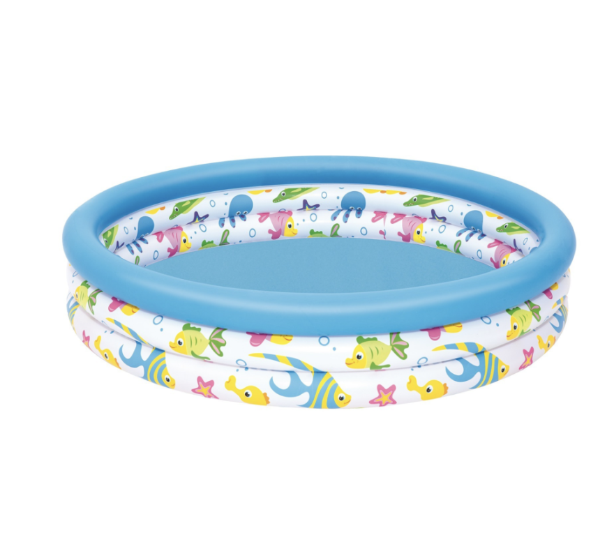 Бассейн надувной «Океан», 122 х 25 см, от 2 летДетский бассейн Бассейн надувной «Океан», 122 х 25 см, от 2 летДетский бассейн"Bestway" с рыбками