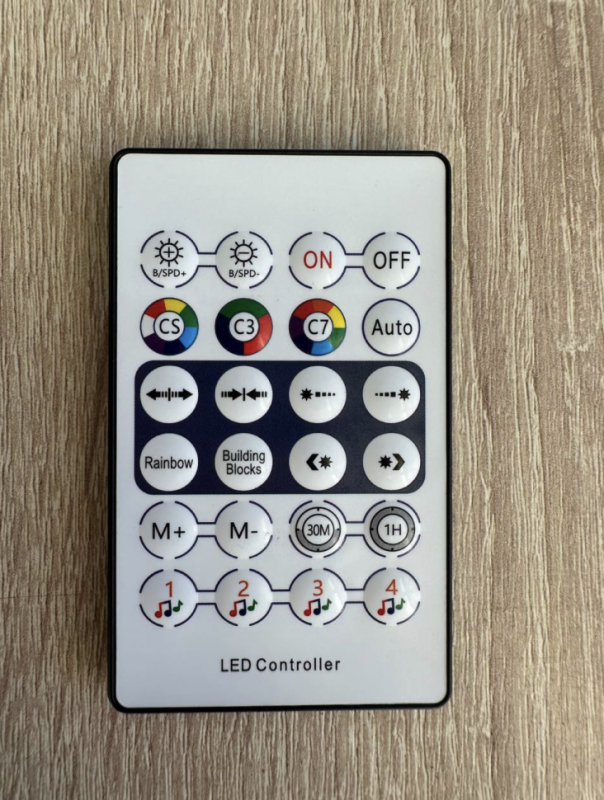 Гирлянда новогодняя на стену умная c пультом, 10 метров Гирлянда новогодняя на стену умная c пультом, 10 метров