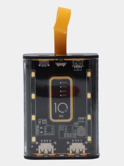 Повербанк прозрачный 10000 mAh