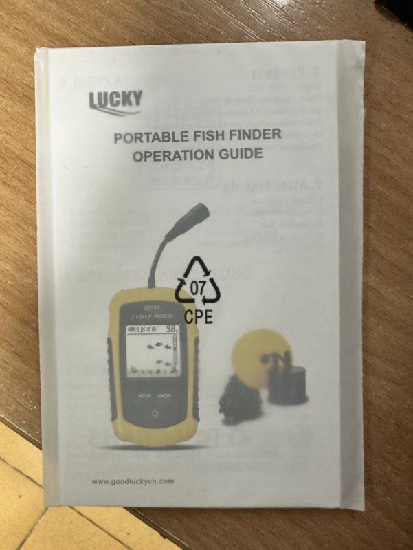 Эхолот для рыбалки проводной FFC1108-1