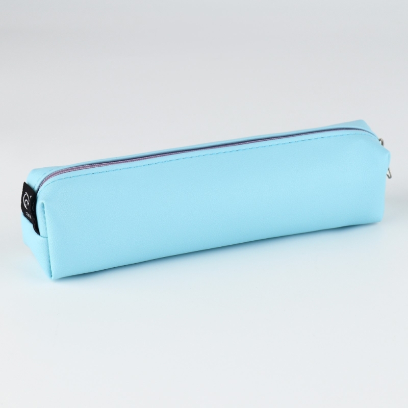 Пенал школьный из искусственной кожи «1 сентября: голубой» , 19 х 8 х 3 см Пенал школьный из искусственной кожи «1 сентября: голубой» , 19 х 8 х 3 см