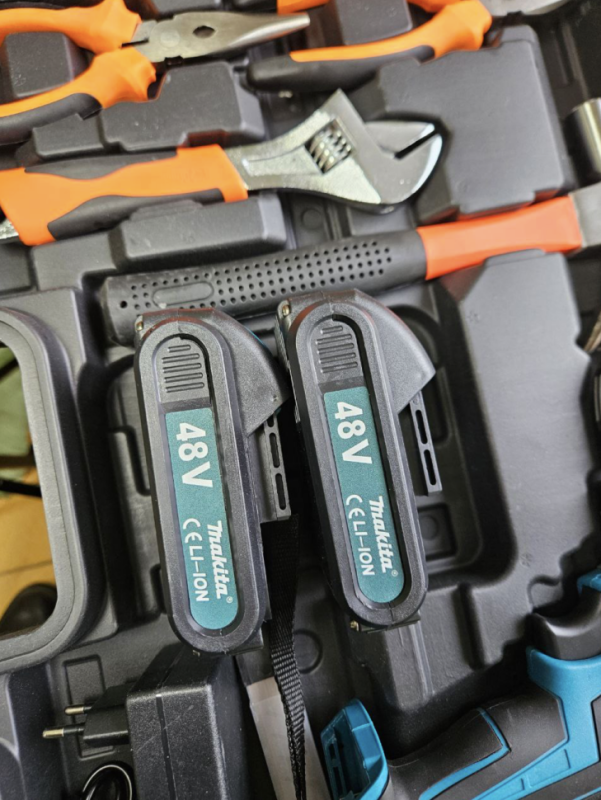 Набор инструментов + Дрель шуроповерт 48V Набор инструментов + Дрель шуроповерт 48V