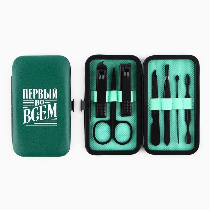 Маникюрный набор 7 предметов &laquo;Первый во всем&raquo;, 10,8 х 6,7 см