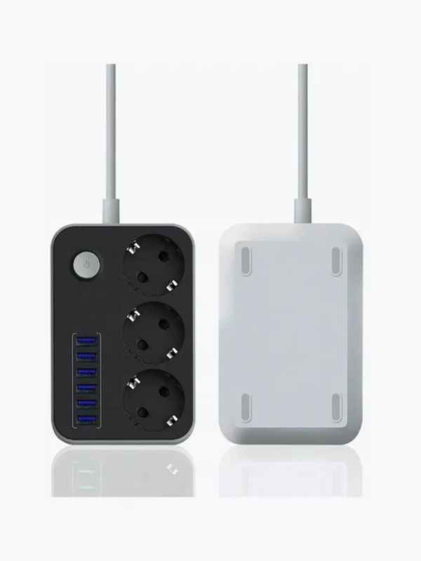 Сетевой фильтр CX-U613, 1,8 м, 3 гнезда+6 USB гнезда Сетевой фильтр CX-U613, 1,8 м, 3 гнезда+6 USB гнезда