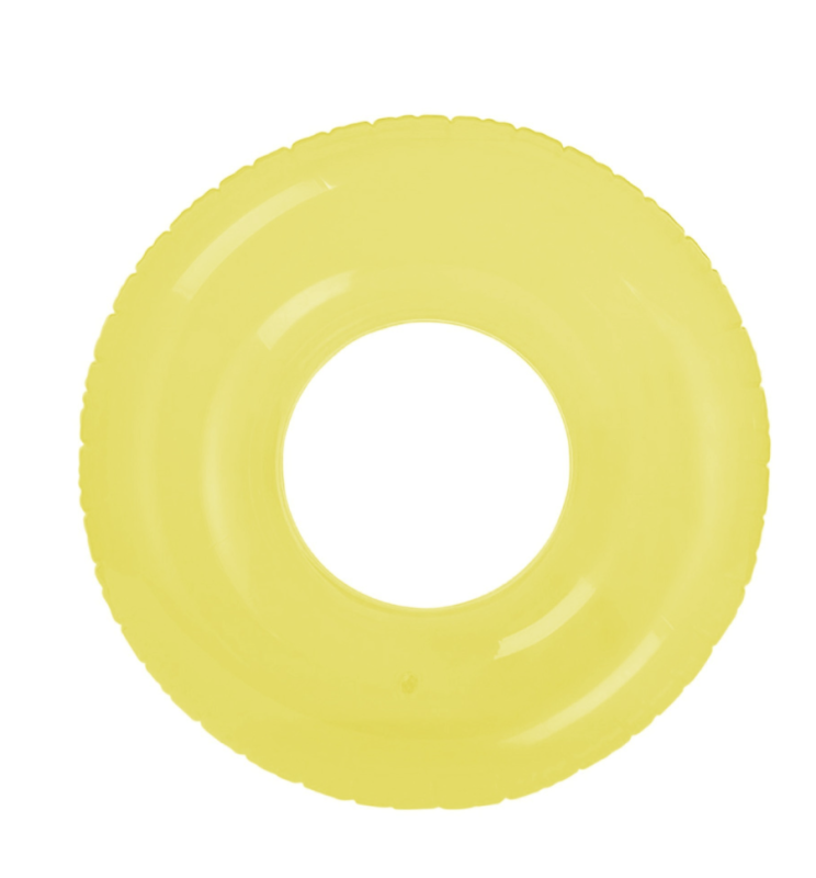 Круг для плавания &laquo;Льдинка&raquo;, d=76 см, от 8 лет, цвет желтый
