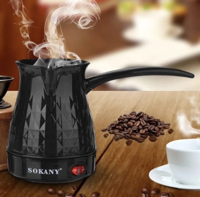 Турка для кофе черная