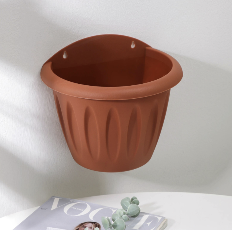 Кашпо настенное &laquo;Фелиция&raquo;, 3,4 л, цвет терракотовый