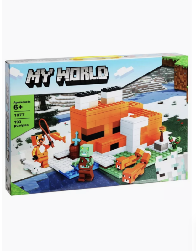 Конструктор Лисья хижина 193 детали Конструктор Лисья хижина 193 детали