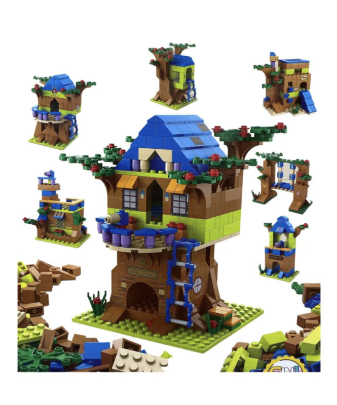 Конструктор Дом на дереве 6 в 1 1000 деталей 8832-5 Конструктор Дом на дереве 6 в 1 1000 деталей 8832-5