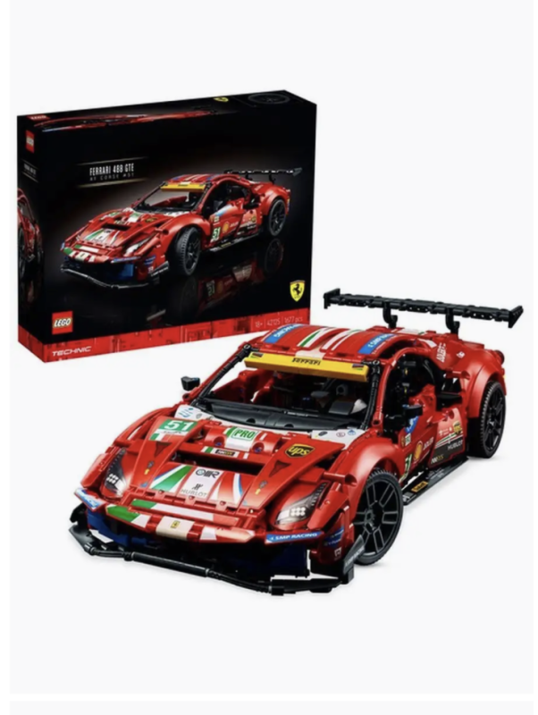Конструктор Technic Ferrari 488 1677 деталей Конструктор Technic Ferrari 488 1677 деталей