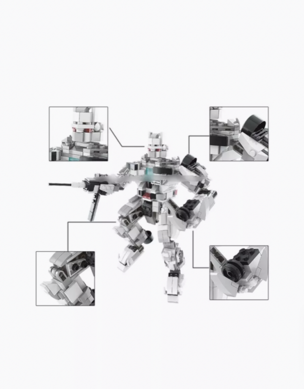 Конструктор робот трансформер 476 деталей Конструктор робот трансформер 476 деталей
