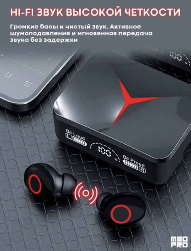 Беспроводные игровые наушники M90 Pro Беспроводные игровые наушники M90 Pro
