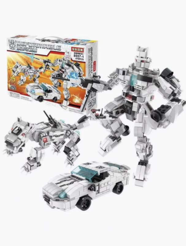 Конструктор робот трансформер 476 деталей Конструктор робот трансформер 476 деталей