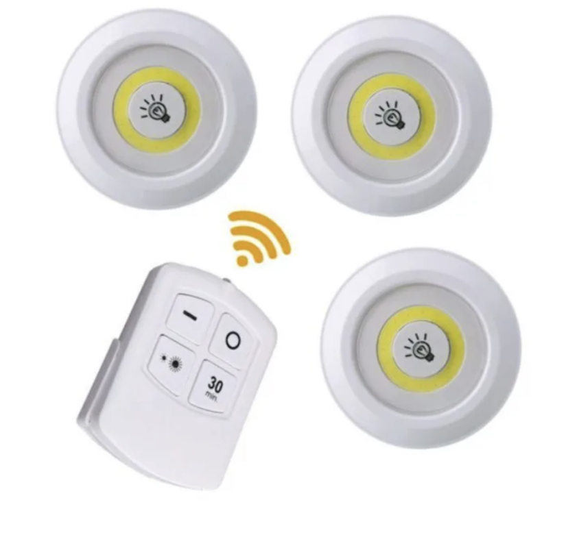 Cветодиодный светильник LED light with Remote Control set of 3 Cветодиодный светильник LED light with Remote Control set of 3