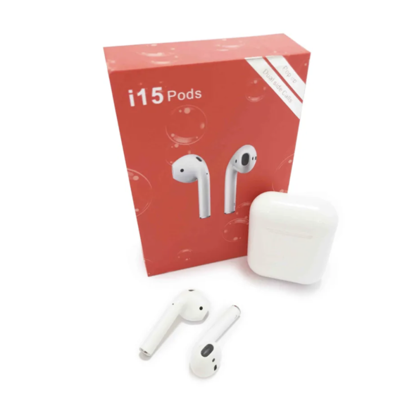 Гарнитура Bluetooth i15 Pods Гарнитура Bluetooth i15 Pods