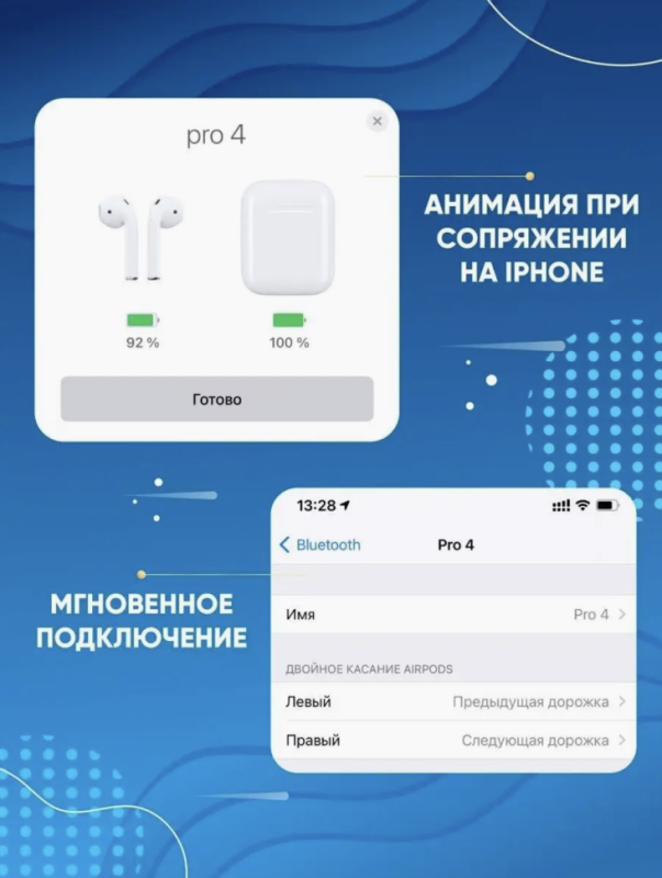 Наушники беспороводные PRO 4 Black Наушники беспороводные PRO 4 Black