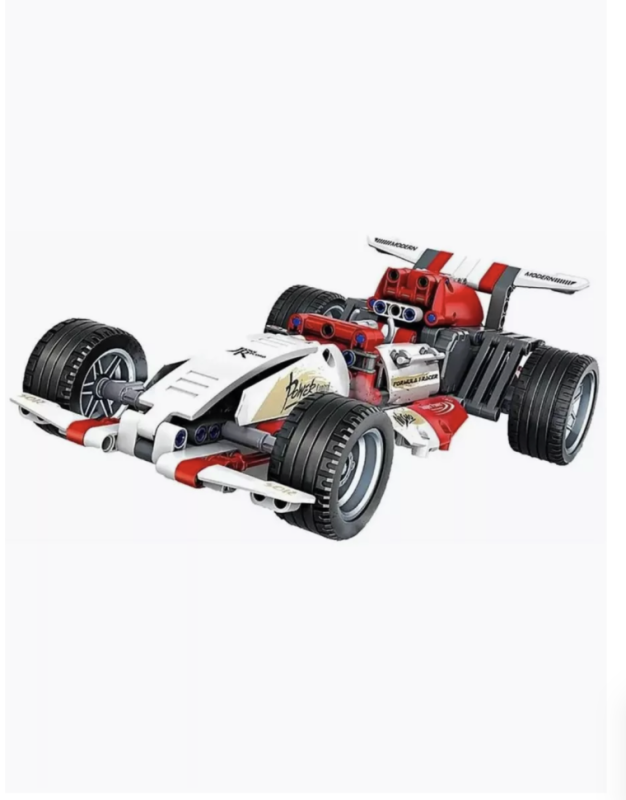 Конструктор для мальчика Машинка Формула F1 377 деталей Конструктор для мальчика Машинка Формула F1 377 деталей